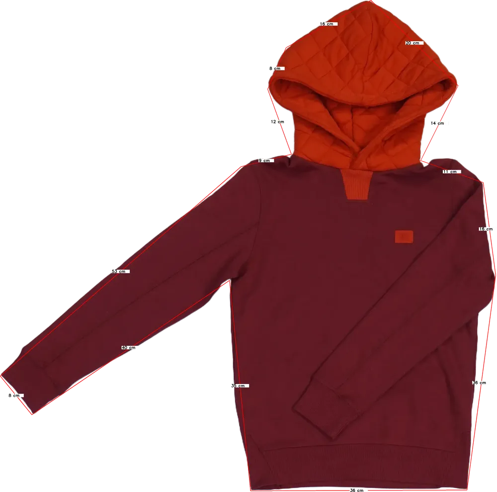 Piros O'neill Kapucnis pulóver EU 152 / UK 12 év / US 12 év/L