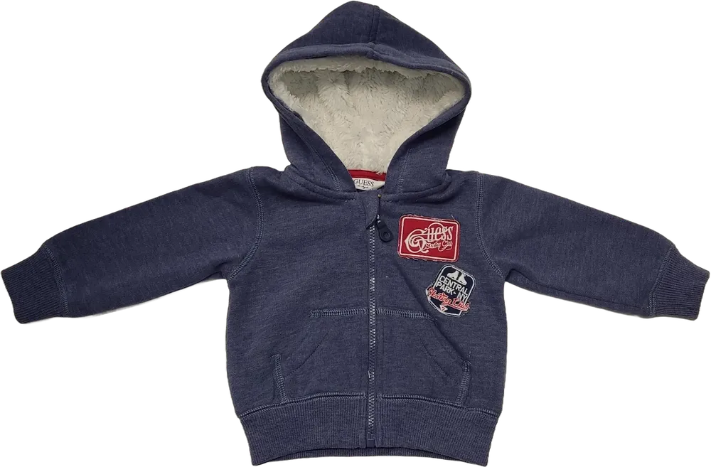 Kék Guess Kapucnis pulóver EU 62 / UK 0-3 hónap / US 0-3 hónap