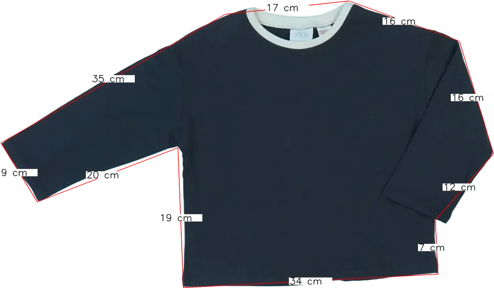 Szürke Zara Hosszú ujjú felső EU 98 / UK 3 év / US 3T