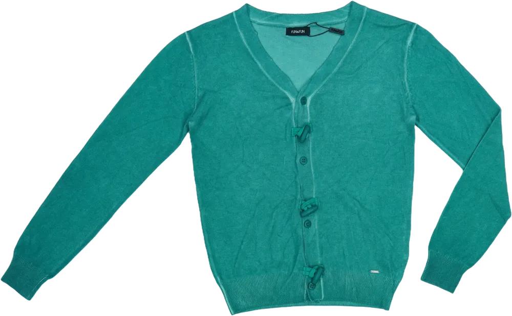 Zöld Fun&amp;Fun Kardigán EU 158 / UK 13 év / US 14 év/XL