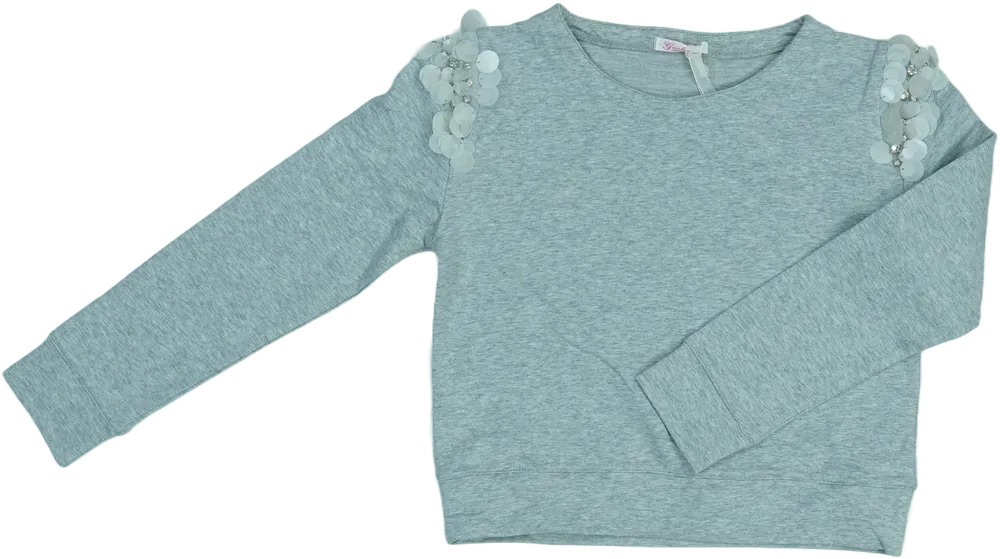 Szürke Gaialuna Pulóver EU 140 / UK 10 év / US 10 év/L