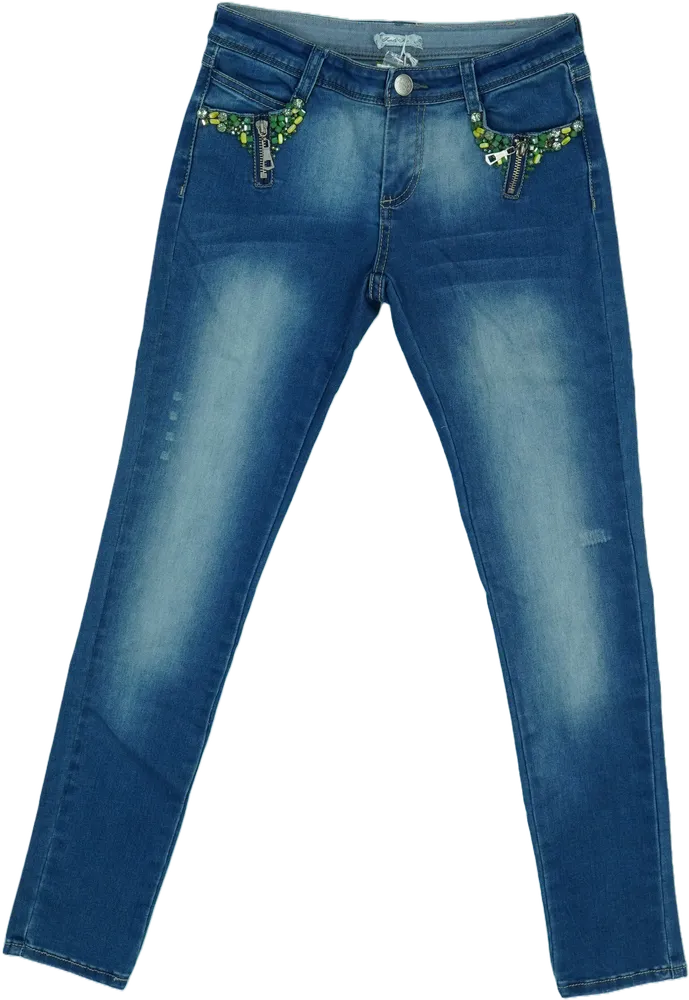 Kék Fun&amp;Fun Farmernadrág EU 170 / UK 15 év / US XL