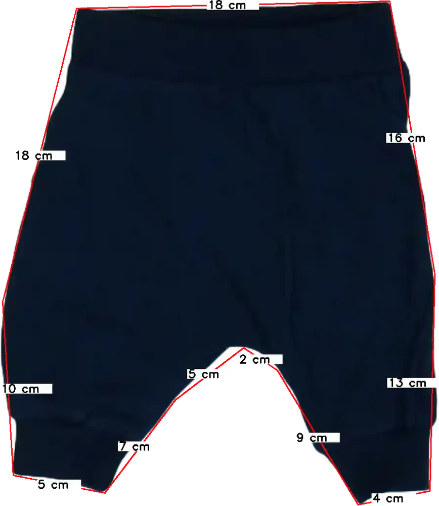 Kék DopoDopo Baby nadrág EU 62 / UK 0-3 hónap / US 0-3 hónap