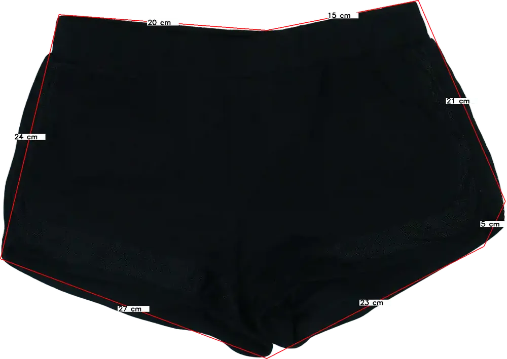 Fekete OVS Rövidnadrág EU 158 / UK 13 év / US 14 év/XL