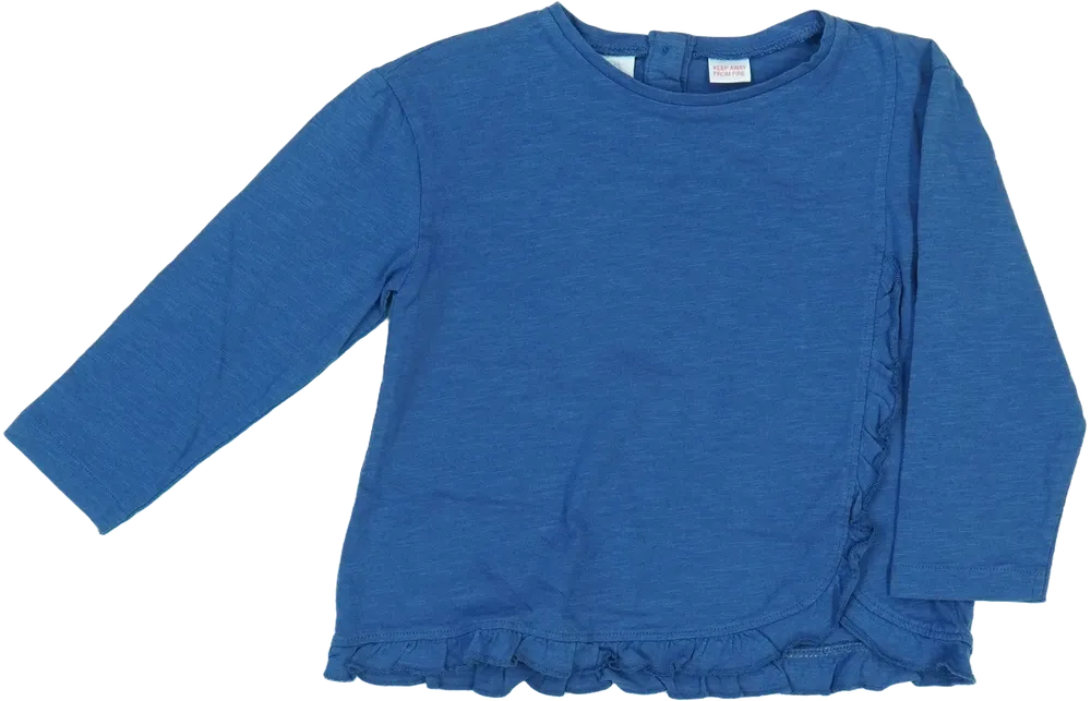 Kék Zara Hosszú ujjú felső EU 98 / UK 3 év / US 3T