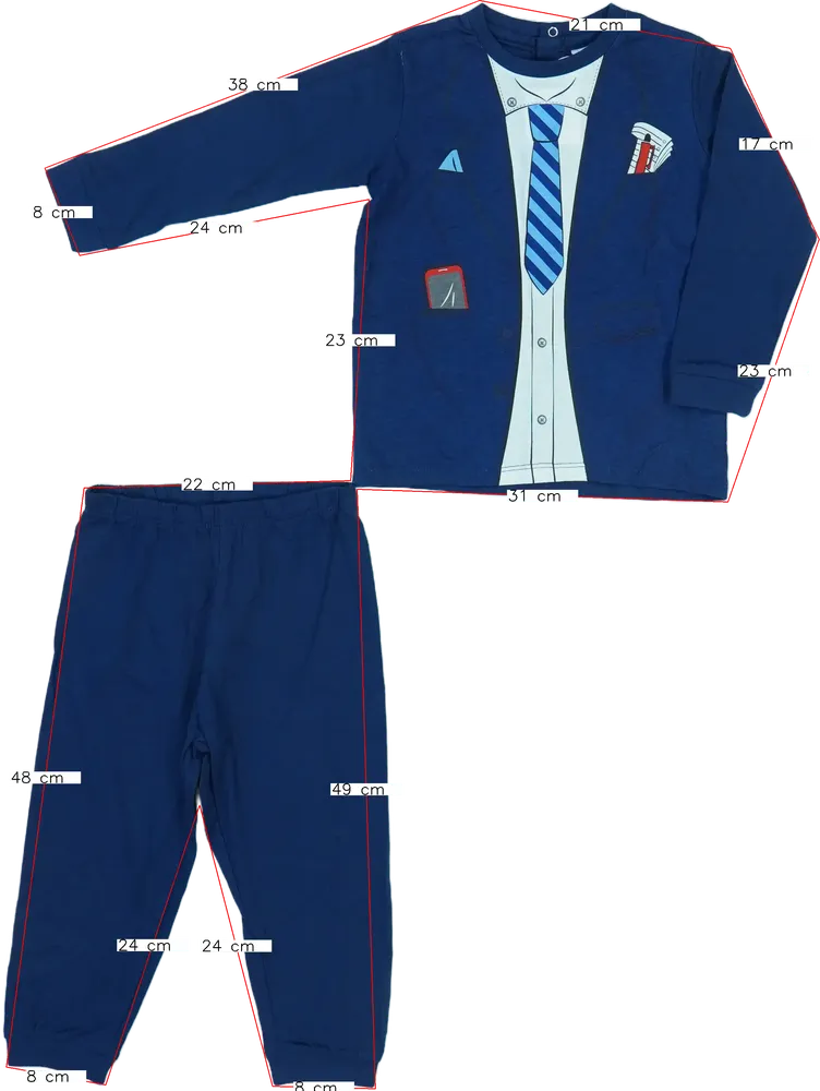 Kék OVS - Fagottino Pizsama EU 86 / UK 12-18 hónap / US 18 hónap