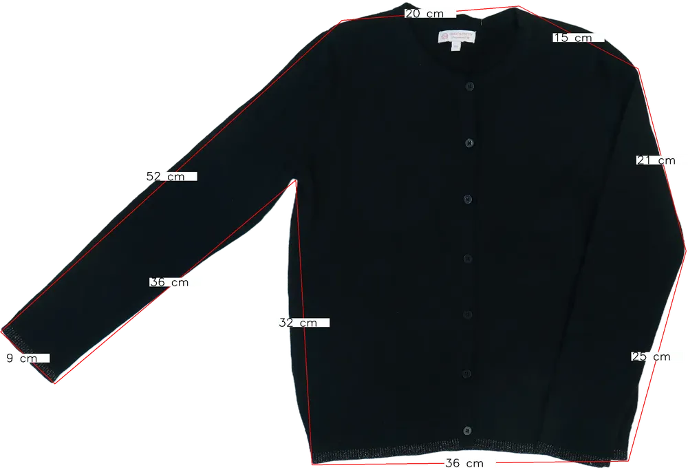 Fekete C&amp;A Kardigán EU 140 / UK 10 év / US 10 év/L