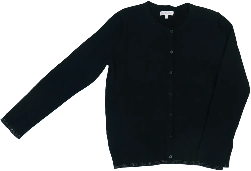 Fekete C&amp;A Kardigán EU 140 / UK 10 év / US 10 év/L