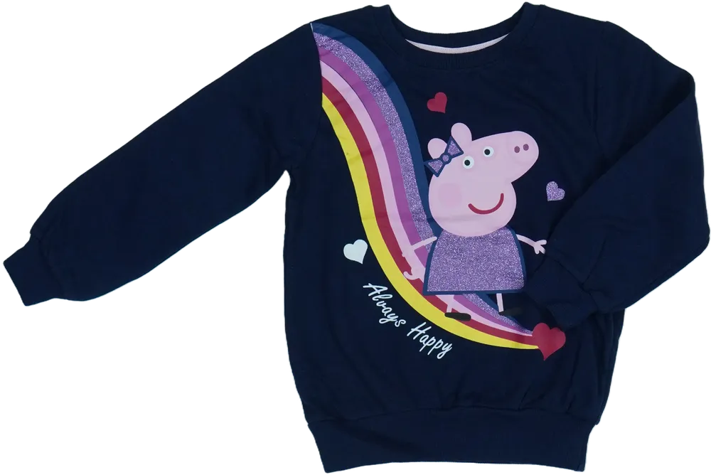 Kék Peppa Pig Pulóver EU 122 / UK 7 év / US 7 év/M