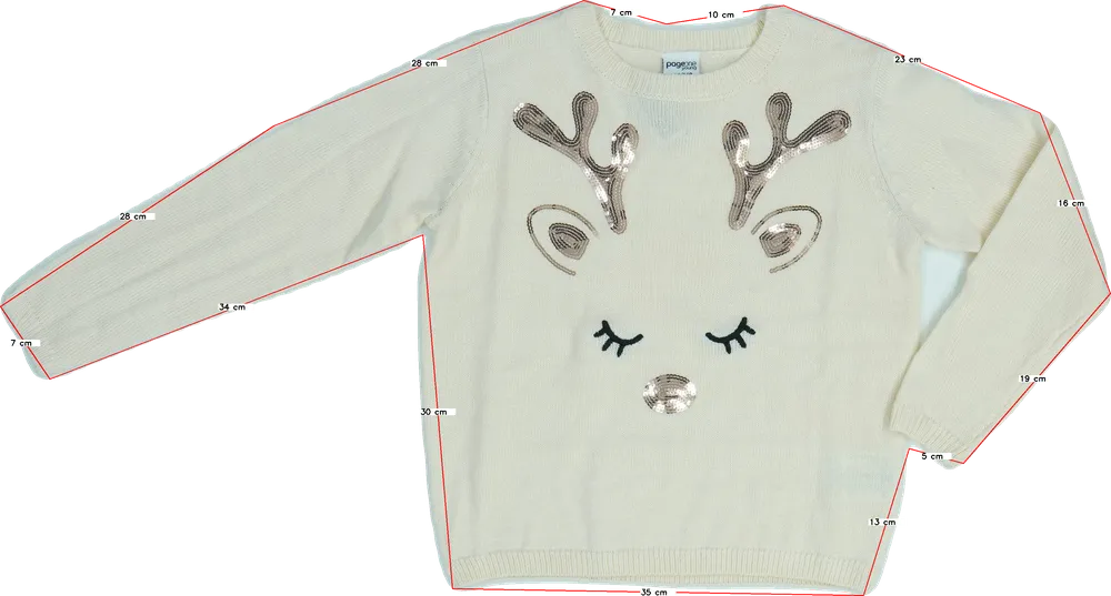 Barna PageOne Young Kötött pulcsi EU 140 / UK 10 év / US 10 év/L