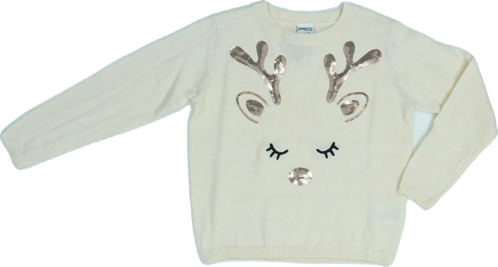 Barna PageOne Young Kötött pulcsi EU 140 / UK 10 év / US 10 év/L