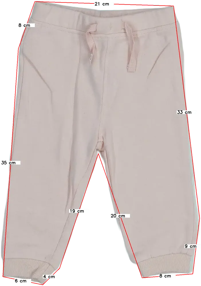 Rózsaszín DopoDopo Melegítőnadrág EU 74 / UK 6-9 hónap / US 6-9 hónap