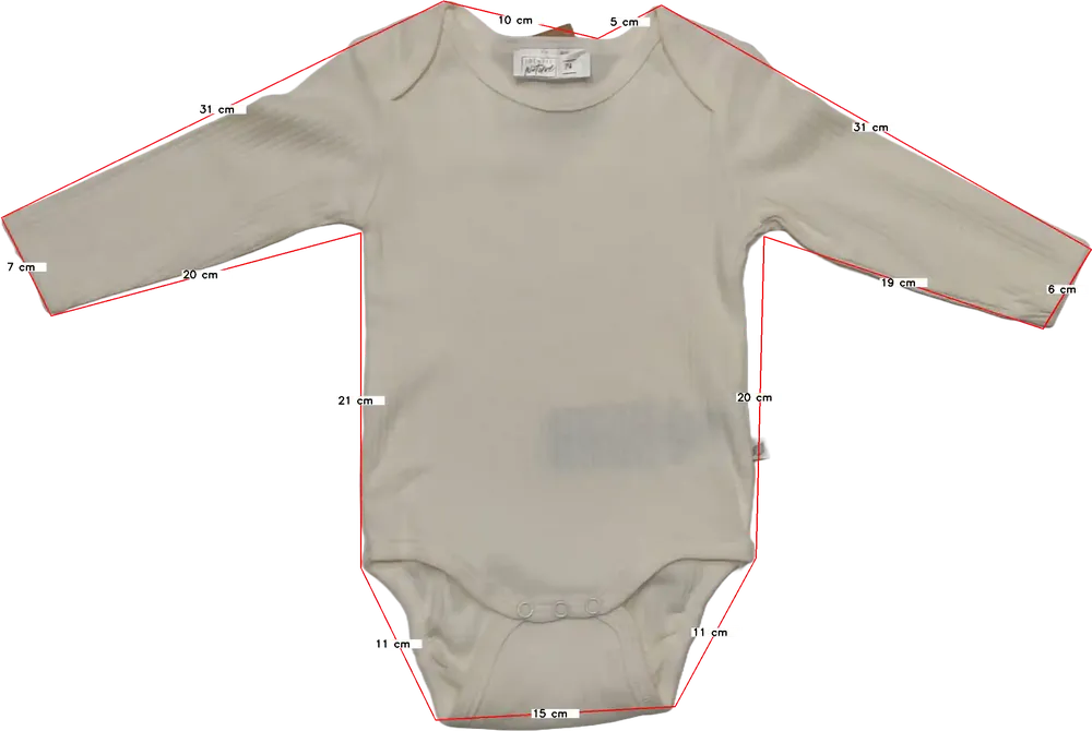 Zöld Identic Hosszú ujjú body EU 74 / UK 6-9 hónap / US 6-9 hónap