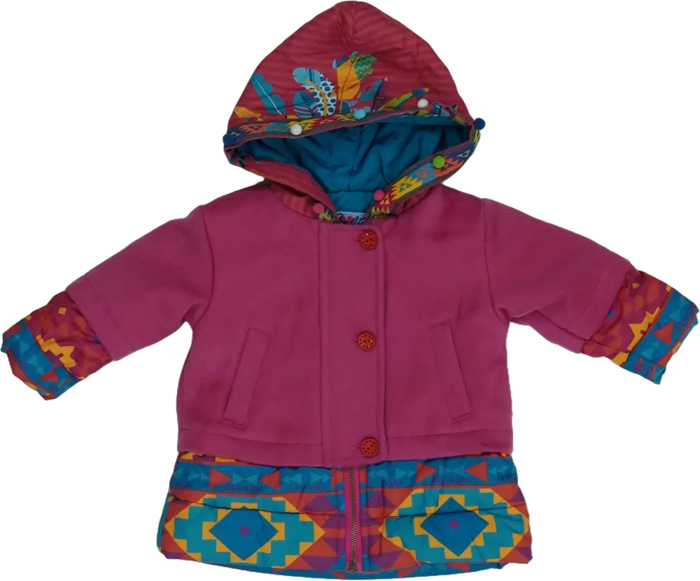 Rózsaszín Rosalita Átmeneti kabát EU 62 / UK 0-3 hónap / US 0-3 hónap