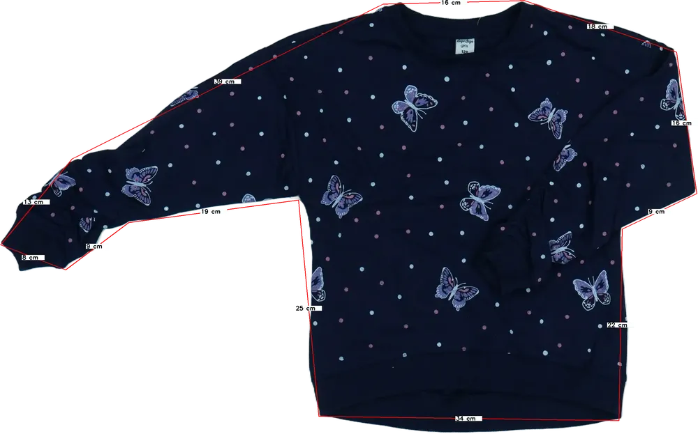 Kék DopoDopo Pulóver EU 128 / UK 8 év / US 8 év/M