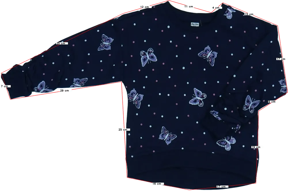 Kék DopoDopo Pulóver EU 116 / UK 6 év / US 6 év/S