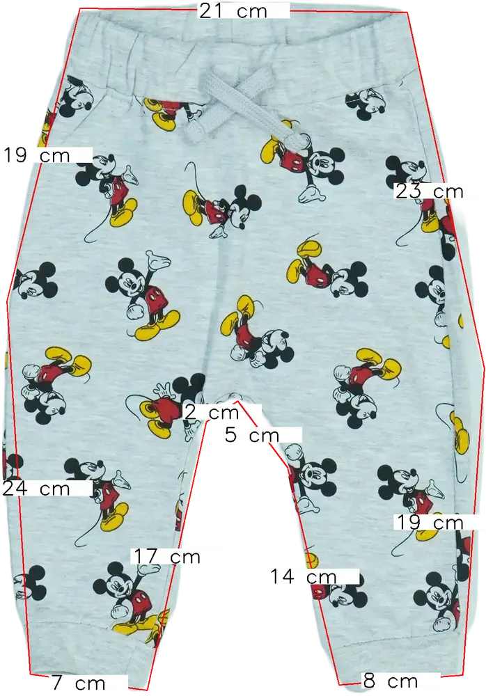 Szürke Disney Melegítőnadrág EU 74 / UK 6-9 hónap / US 6-9 hónap