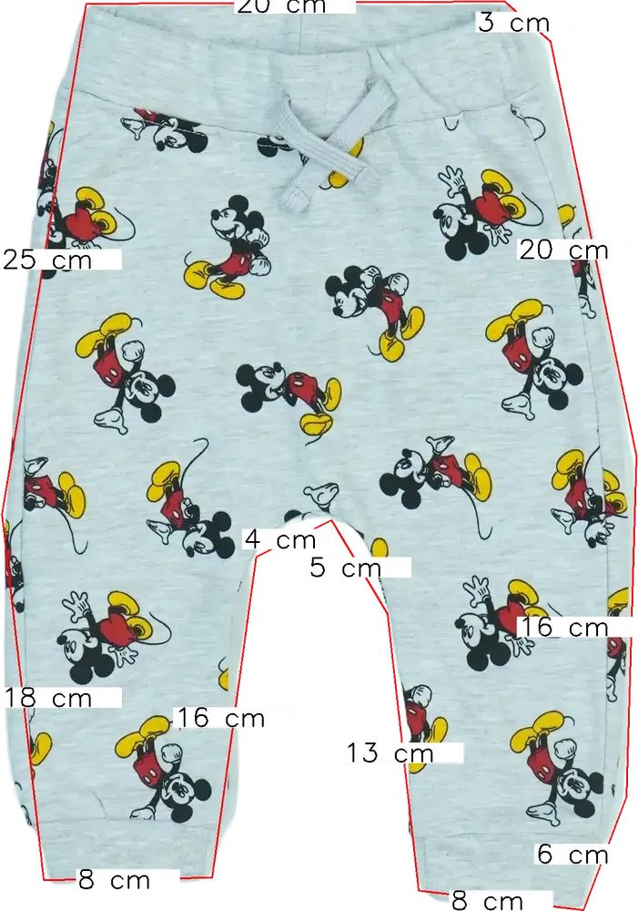 Szürke Disney Melegítőnadrág EU 74 / UK 6-9 hónap / US 6-9 hónap