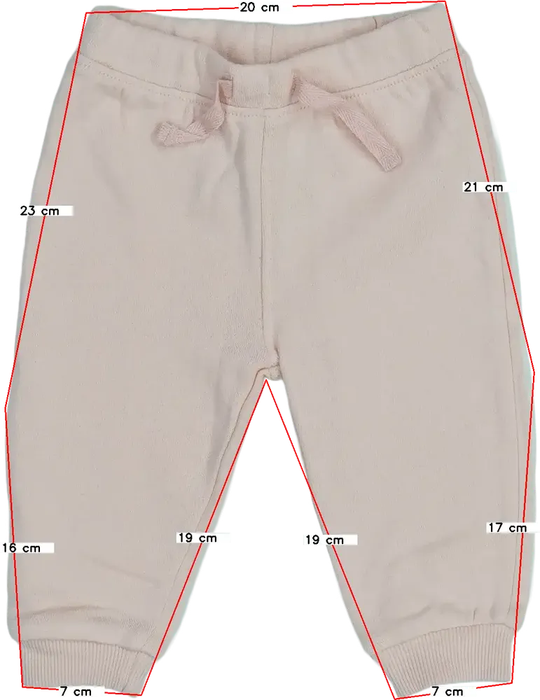 Rózsaszín DopoDopo Melegítőnadrág EU 68 / UK 3-6 hónap / US 3-6 hónap