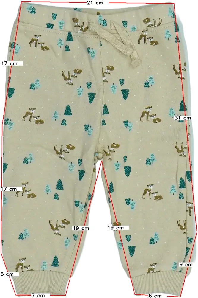 Barna DopoDopo Melegítőnadrág EU 68 / UK 3-6 hónap / US 3-6 hónap