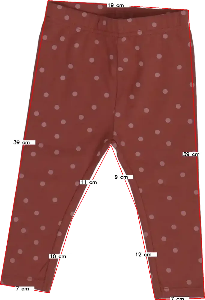 Rózsaszín DopoDopo Leggings EU 80 / UK 9-12 hónap / US 12 hónap