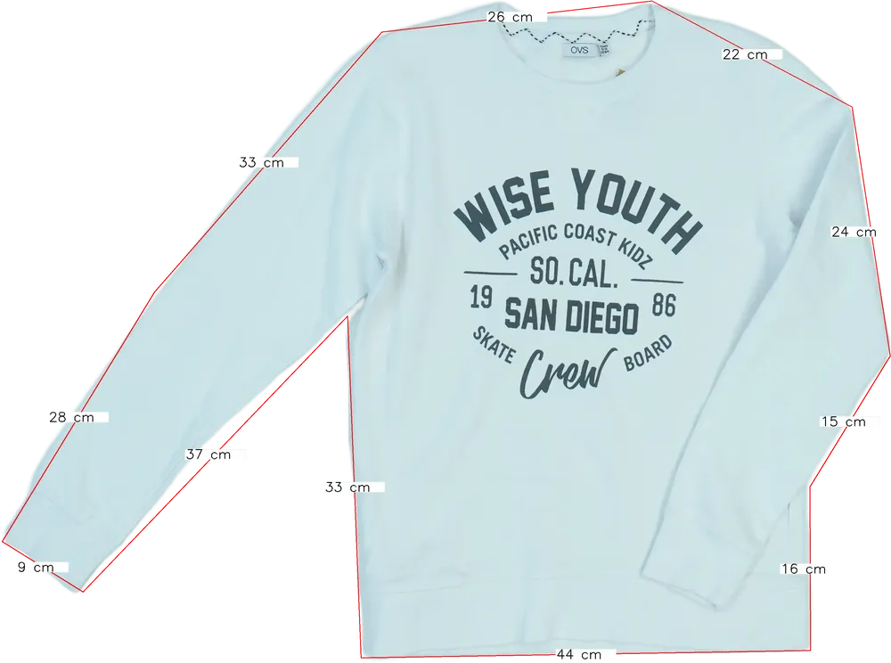 Fehér OVS Pulóver EU 164 / UK 14 év / US 14 év/XL