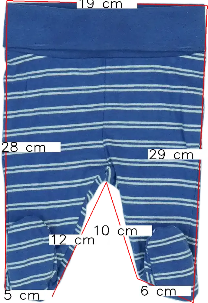 Kék DopoDopo Baby nadrág EU 56 / UK Újszülött / US Újszülött