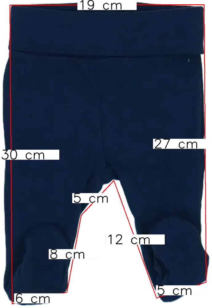 Kék DopoDopo Baby nadrág EU 56 / UK Újszülött / US Újszülött