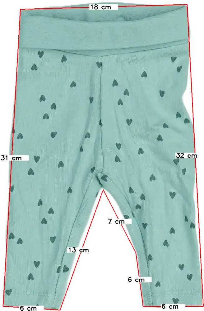 Zöld DopoDopo Baby nadrág EU 62 / UK 0-3 hónap / US 0-3 hónap