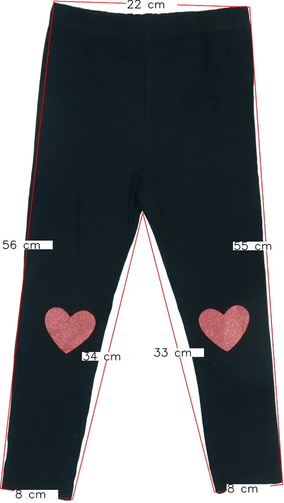 Fekete DopoDopo Leggings EU 104 / UK 4 év / US 4T/XS