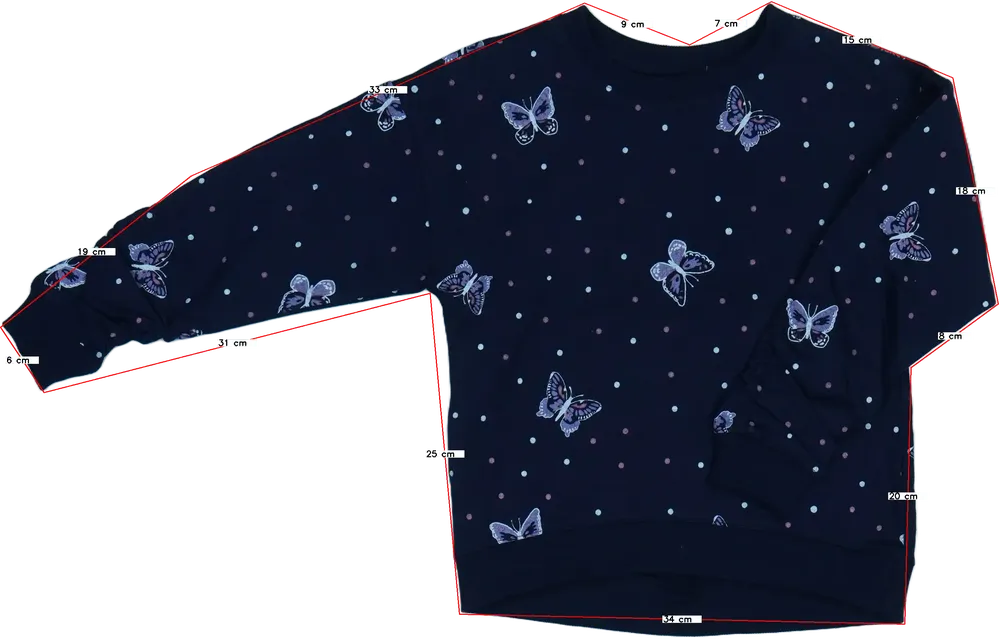 Kék DopoDopo Pulóver EU 122 / UK 7 év / US 7 év/M