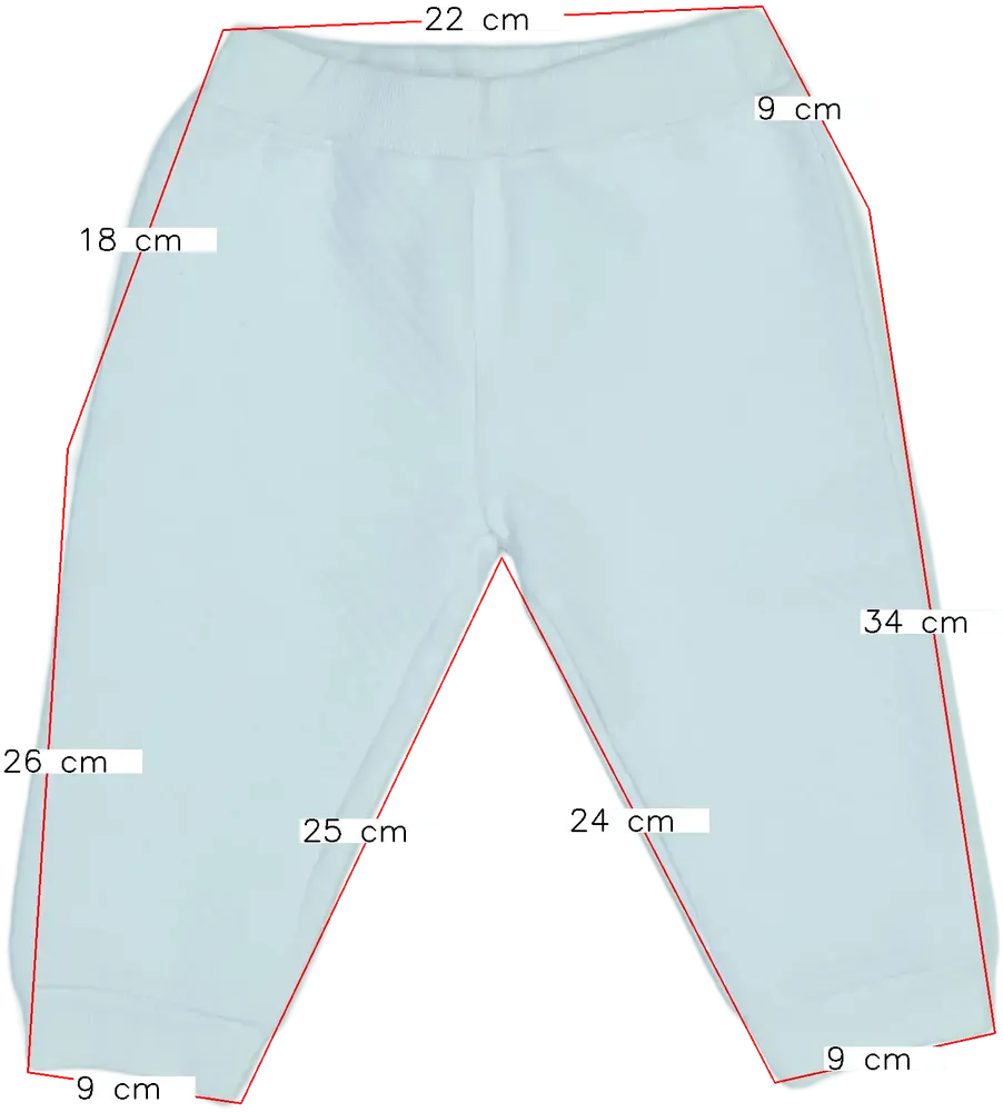 Fehér Overkids Melegítőnadrág EU 86 / UK 12-18 hónap / US 18 hónap