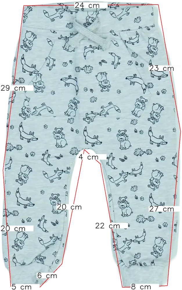 Szürke DopoDopo Melegítőnadrág EU 86 / UK 12-18 hónap / US 18 hónap