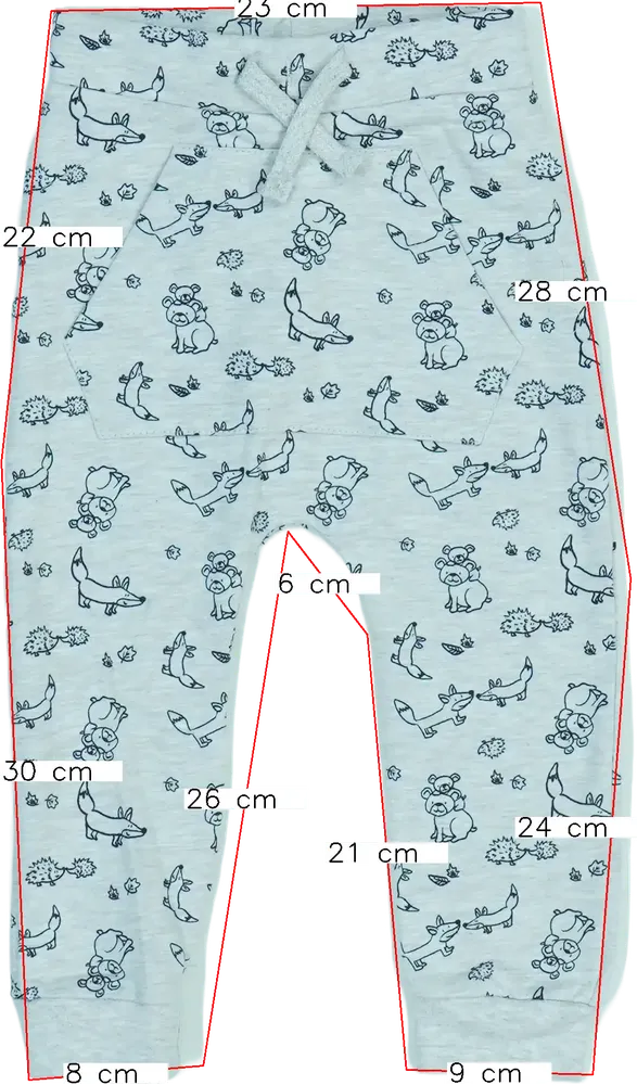 Szürke DopoDopo Melegítőnadrág EU 86 / UK 12-18 hónap / US 18 hónap