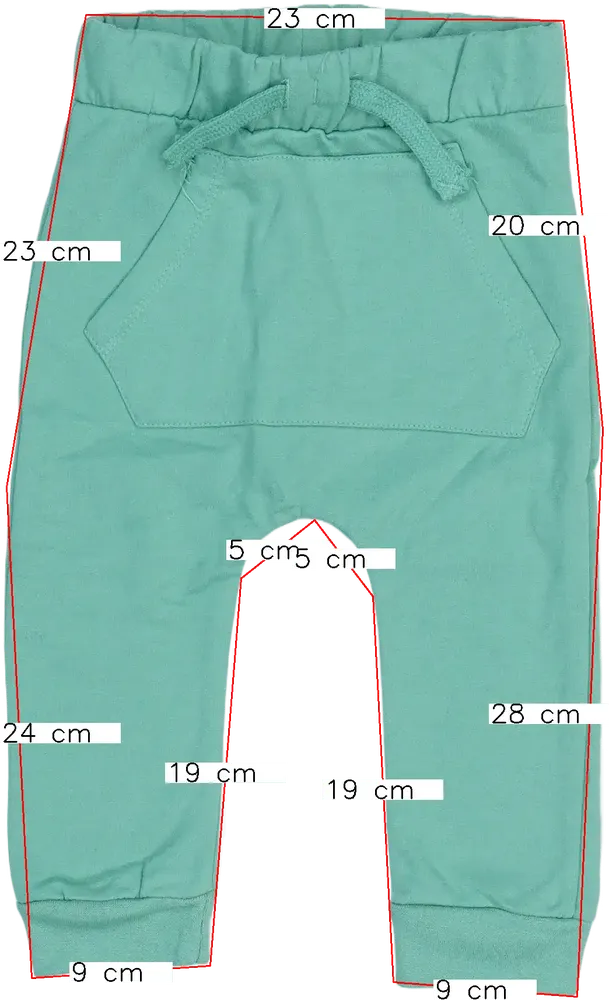 Zöld DopoDopo Melegítőnadrág EU 86 / UK 12-18 hónap / US 18 hónap