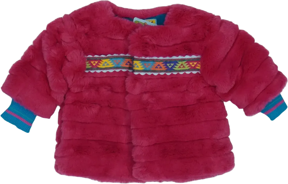 Rózsaszín Rosalita Szőrmekabát EU 68 / UK 3-6 hónap / US 3-6 hónap