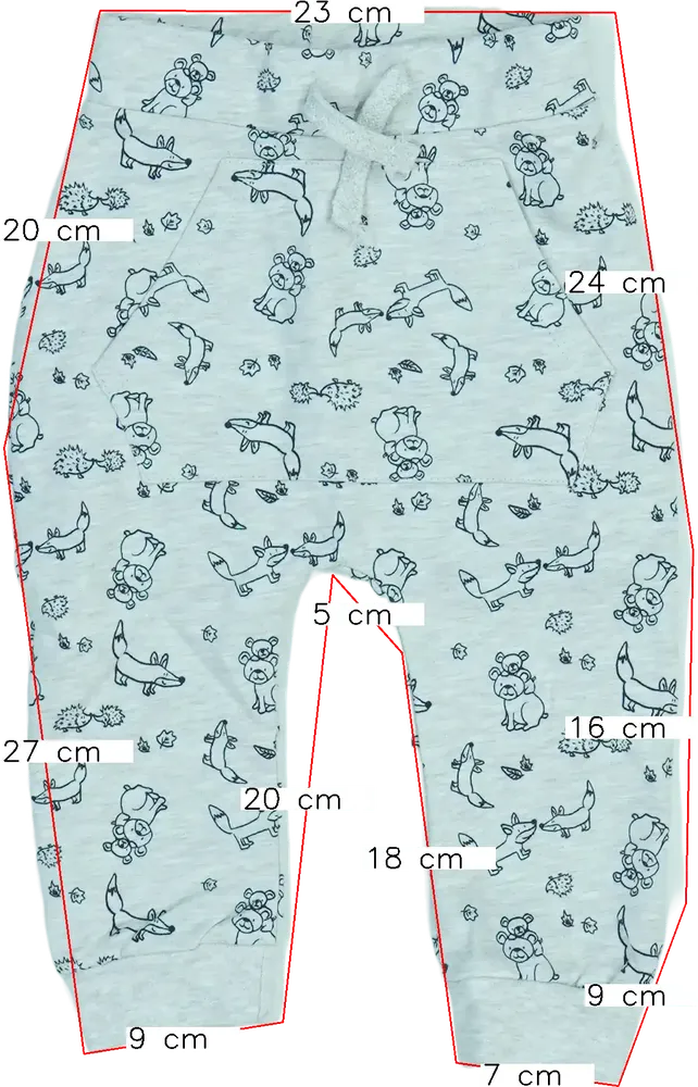 Szürke DopoDopo Melegítőnadrág EU 80 / UK 9-12 hónap / US 12 hónap