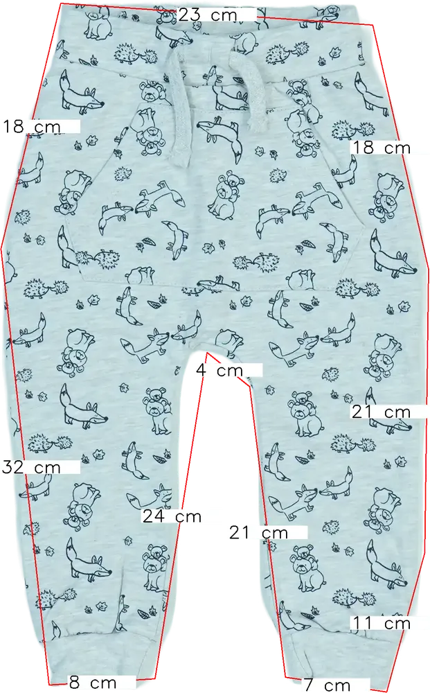Szürke DopoDopo Melegítőnadrág EU 86 / UK 12-18 hónap / US 18 hónap