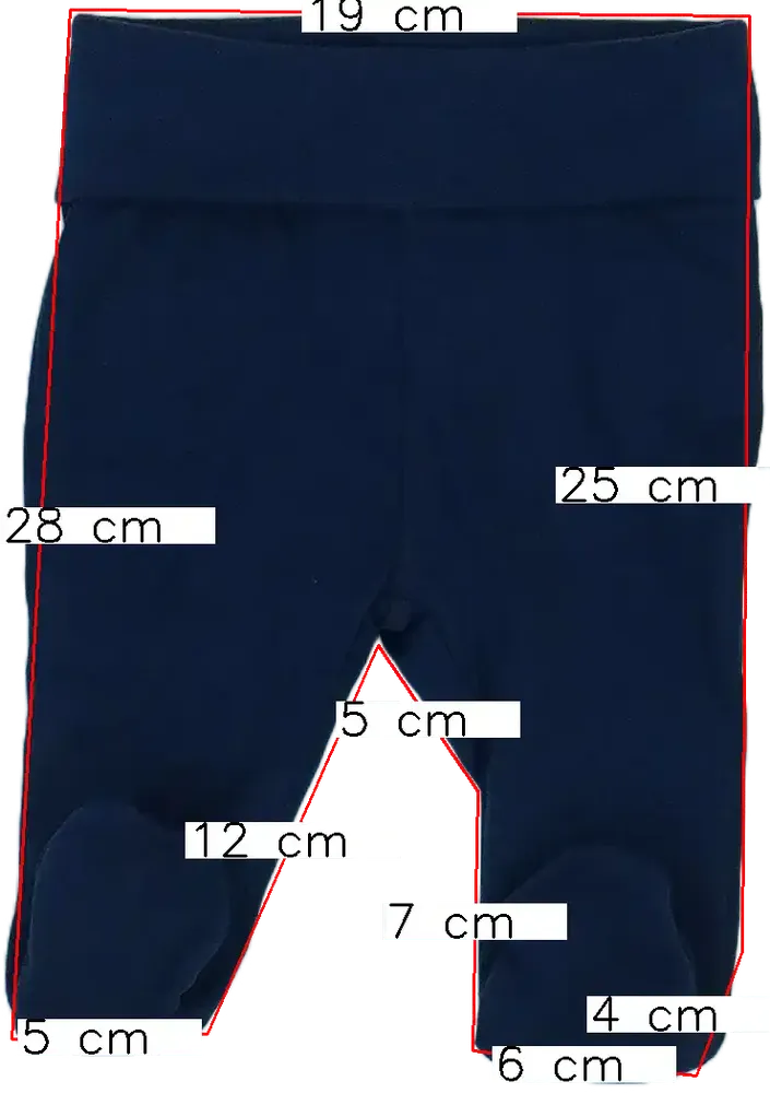 Kék DopoDopo Baby nadrág EU 56 / UK Újszülött / US Újszülött