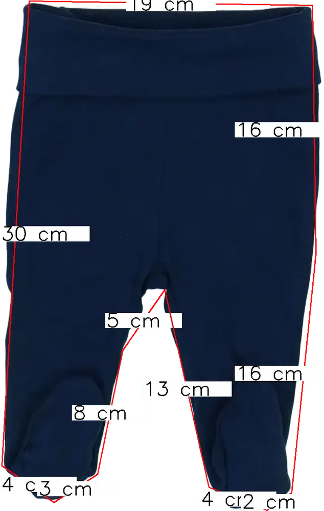 Kék DopoDopo Baby nadrág EU 62 / UK 0-3 hónap / US 0-3 hónap