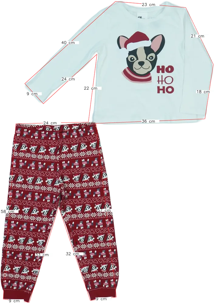 Többszínű H&amp;M Pizsama EU 104 / UK 4 év / US 4T/XS