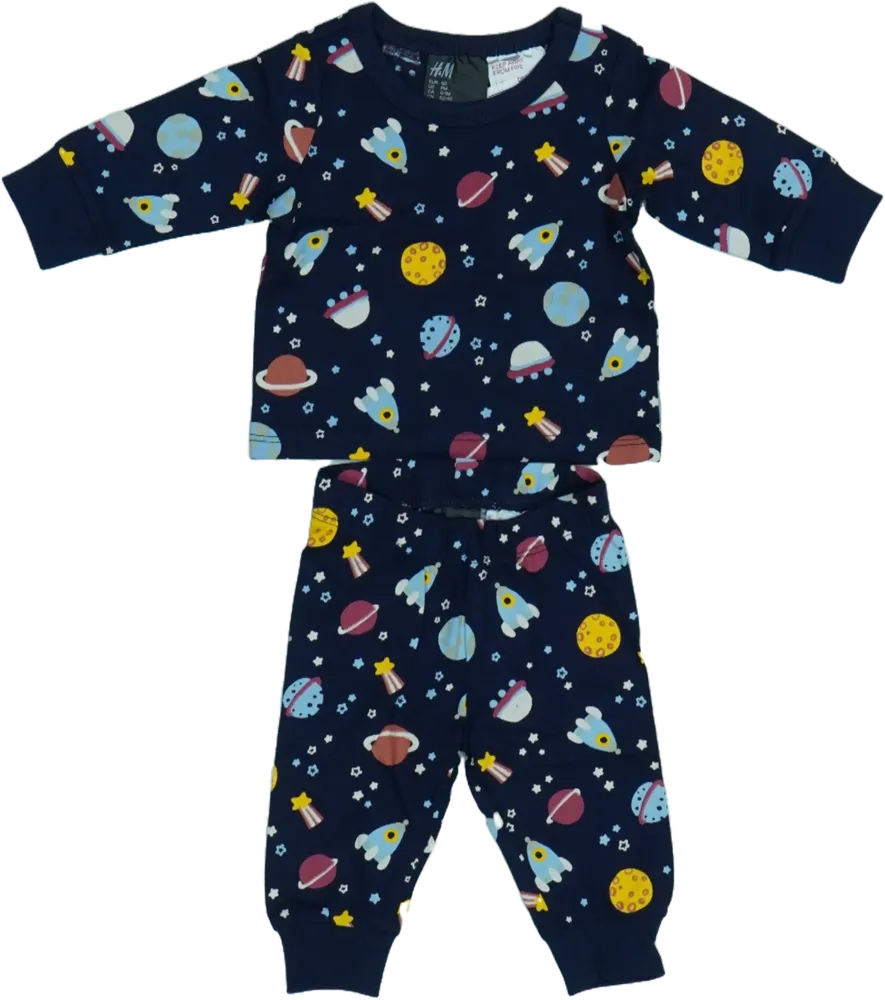 Kék H&amp;M Pizsama EU 50 / UK Újszülött / US Újszülött