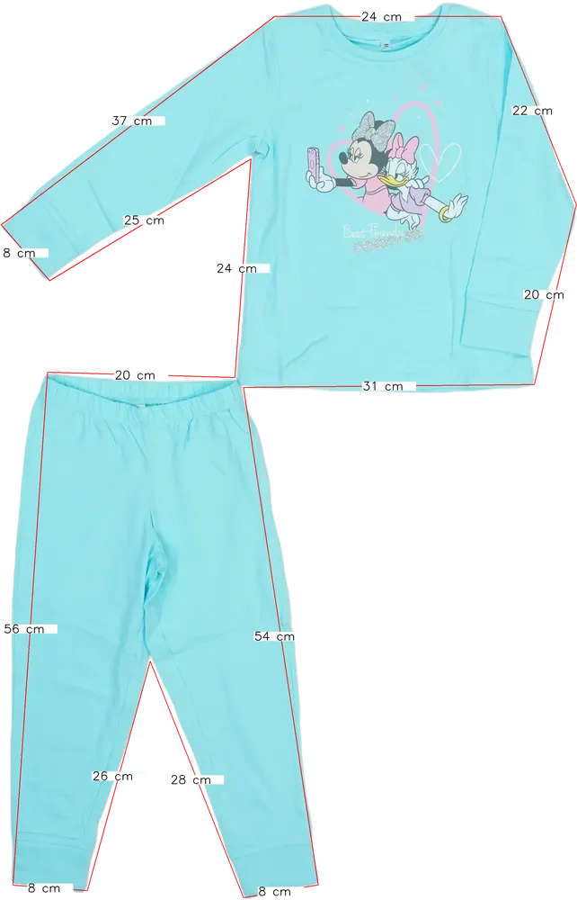 Zöld Disney Pizsama EU 104 / UK 4 év / US 4T/XS