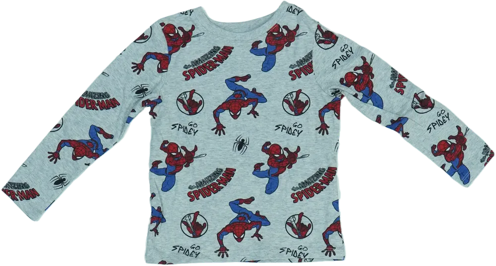 Szürke Marvel Hosszú ujjú felső EU 98 / UK 3 év / US 3T