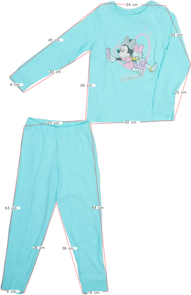 Zöld Disney Pizsama EU 122 / UK 7 év / US 7 év/M