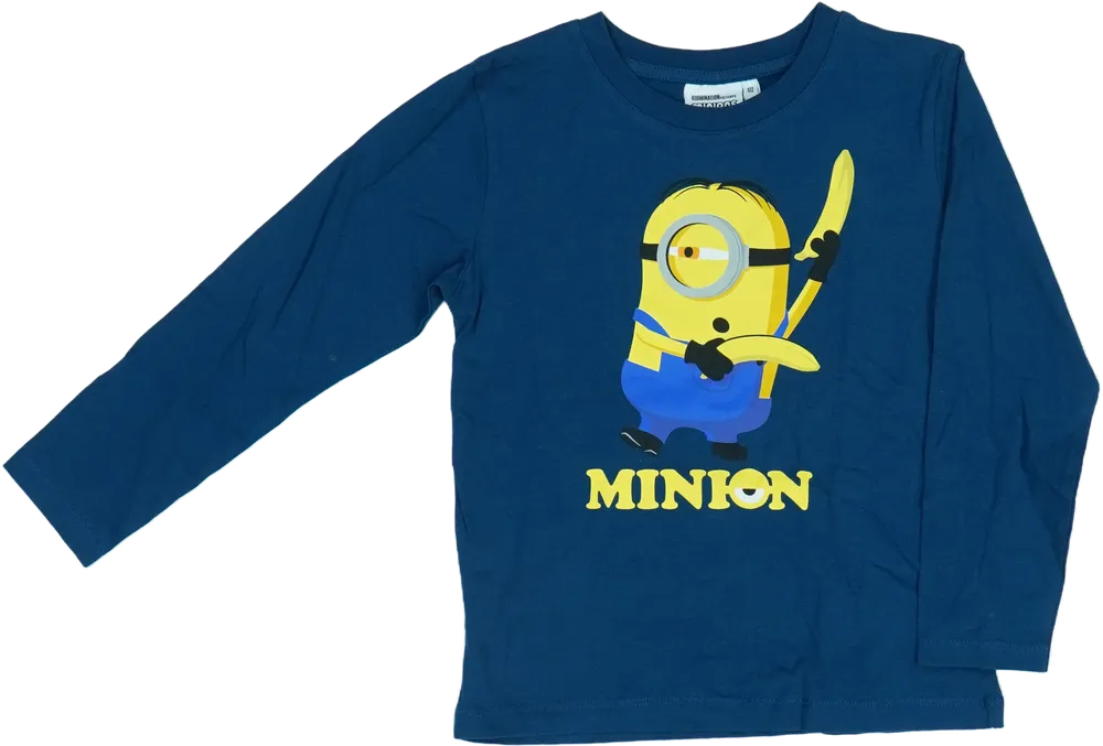 Zöld Minions Hosszú ujjú felső EU 122 / UK 7 év / US 7 év/M