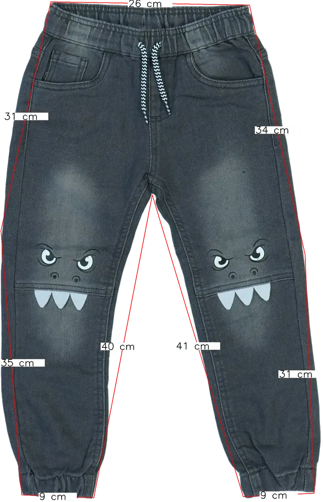 Szürke Kiki&amp;Koko Farmernadrág EU 110 / UK 5 év / US 5 év/XS