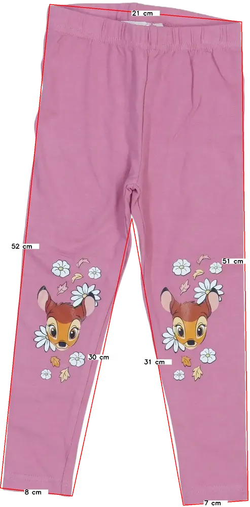 Rózsaszín Disney Leggings EU 98 / UK 3 év / US 3T