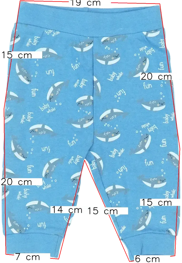 Kék Ergee Melegítőnadrág EU 68 / UK 3-6 hónap / US 3-6 hónap