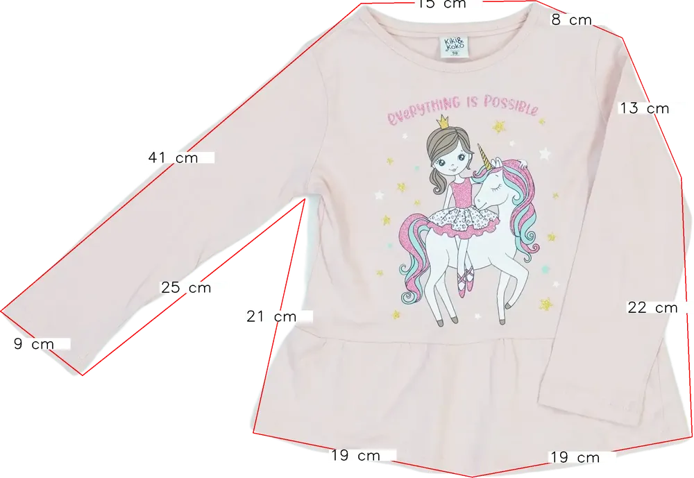 Rózsaszín Kiki&amp;Koko Tunika EU 134 / UK 9 év / US 9 év/L